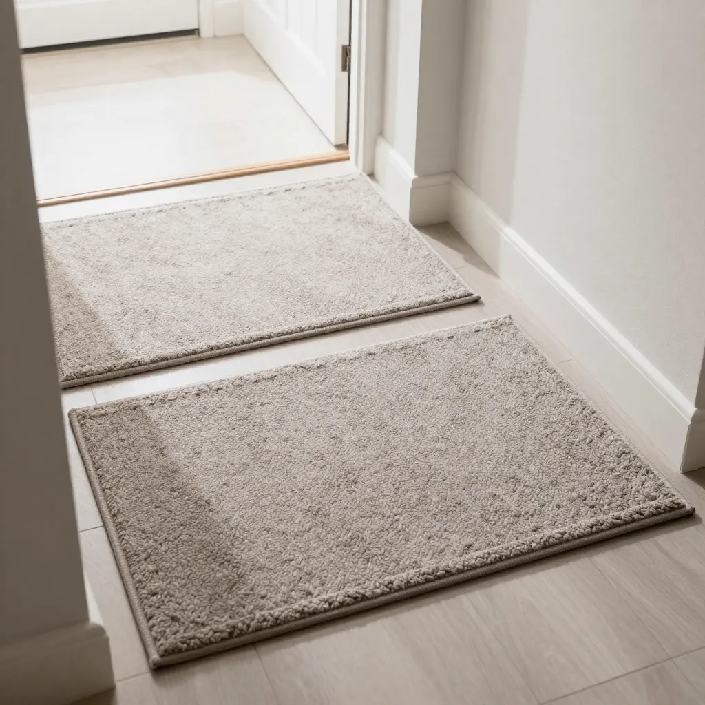 Elegant inngangsmatte i skandinavisk stil
